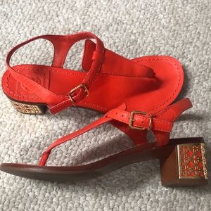 Tory Burch sandals with heel!